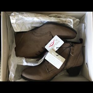 Cigar Nubuck Ankle Boots